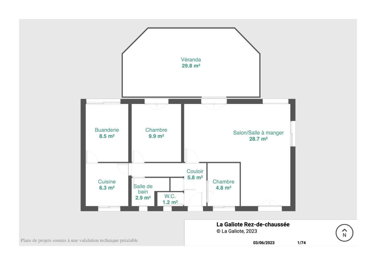 Villa Lumineuse En Front De Mer - Gold Beach Asnelles Εξωτερικό φωτογραφία